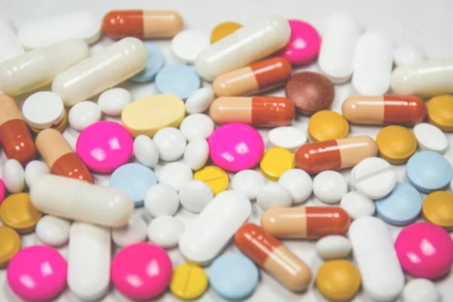 Assorted tablets and capsules