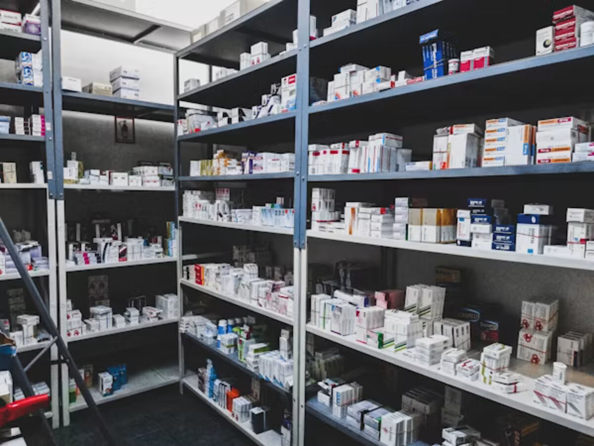 JENJIL Pharmacy fully stocked storeroom